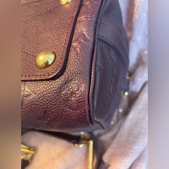 LOUIS VUITTON Empreinte Speedy Bandouliere 25 Leather HandBag - Picture 11 of 17